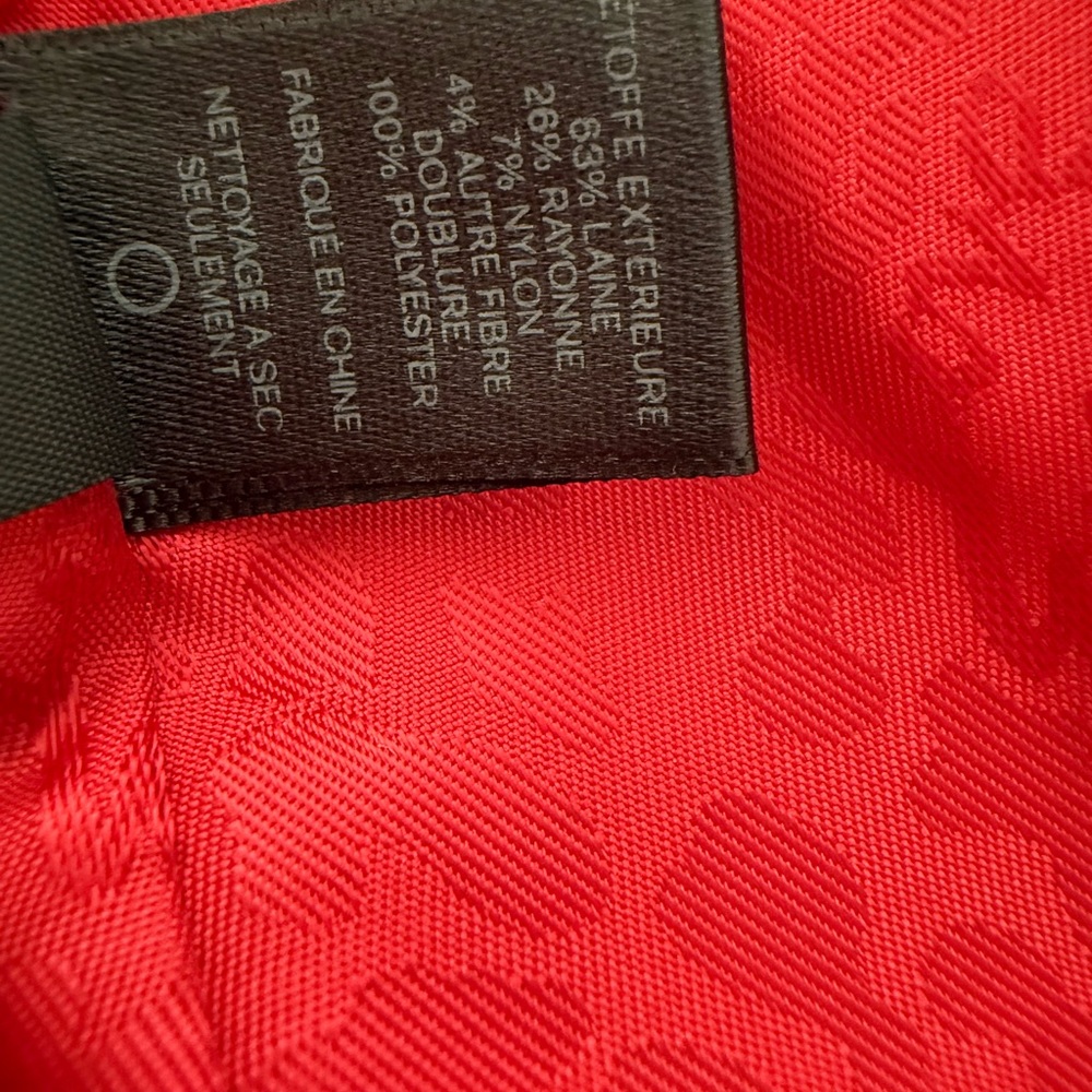 Express Red Jacket with Gold Accents - Picture 13 of 13